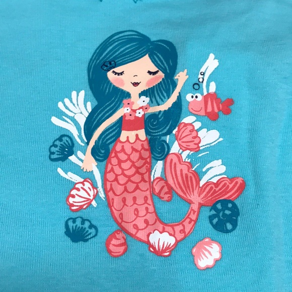 🎉Host Pick🎉Girl’s Gymboree Mermaid Pajama Set - Picture 3 of 6